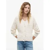 Tommy Hilfiger Kofta 'Cable Oversized' elfenben