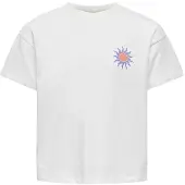 ONLY GIRLS T-shirt 'KOGSOLI-VERAS' lila / orange / vit