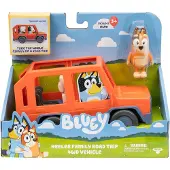 Bluey Leksaksset - Familje 4WD Semesterbil m. Figur - - One Size - Bil