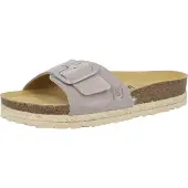 Espadrij l'orginale Pantolette 'COPINE' mörkbeige