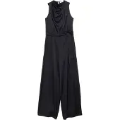 Comma Jumpsuit marinblå