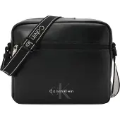 Calvin Klein Axelremsväska mörkgrå / svart / vit
