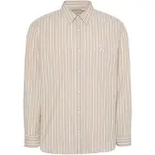 Calvin Klein Relaxed Cotton Poplin Stripe Shirt