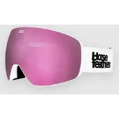 Horsefeathers Scout White Goggle mirror pink