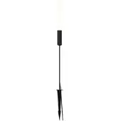 Maytoni LED pollare Flare, Svart, Aluminium / grå / zink, Modern, LED-utomhuslampa