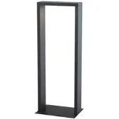 KLEWE Solcellslampa AXIS MAXI,, Svart, Aluminium / grå / zink, Modern, Solcellslampor