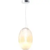 Maytoni Glas pendellampa Bruma, dimbar, Vitt / opal, Vardagsrum / matsal, Glas, Pendellampa