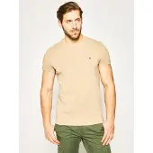Tommy Hilfiger Flag Embroidery Slim Jersey T-Shirt