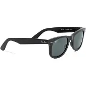 Ray-Ban - Varumärken - Wayfarer Ease Polished Black G-15 Green för Unisex - Svart