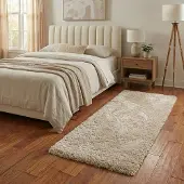 NATURL. Tvättbar löpare | Blaze beige hos Volero | 80x300 cm | Syntet | Enfärgad | Löpare | Hög lugg