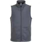 Russell athletic Russell Smart Softshell Gilet Jacket för män (Convoy Grey)