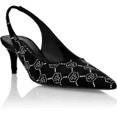 Philipp Plein Slingback-skor med monogram