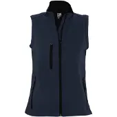 Sol Kvinnor/Ladies Rallye Soft Shell Bodywarmer Jacket (Franska flottan)