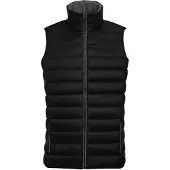 Sol Wave Padded Water Repellent Bodywarmer/Gilet för herrar (Svart)