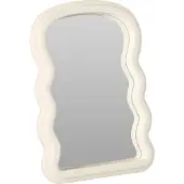 Home Styling Collection dekorativ spegel med vågig ram, 18 x 26 cm