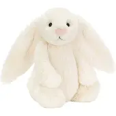 Jellycat Gosedjur - Medium+ - 31x12 cm - Bashful Cream Bunny - - One Size - Gosedjur