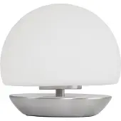 Steinhauer LED bordslampa Ancilla, dimbar, Vitt / opal, Vardagsrum / matsal, Glas, Modern, LED-bordslampa