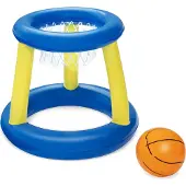 Bestway Flytande basketring, boll, 3 ringar, diameter 61 cm