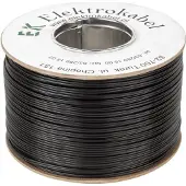 Lp Högtalarkabel SMYp 2 x 1 mm svart 100 m