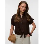 Vero Moda Blus 'VMTHEA' brun