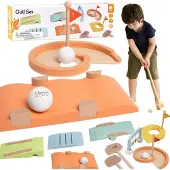 Classic World Golfset i trä för olika hinder