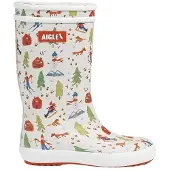 Aigle Gummistövlar LOLLY POP FUR PRINT flickor - Vit - 28