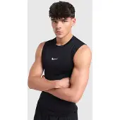 Nike Pro Tank Top Dri-fit - Svart/vit, storlek Medium
