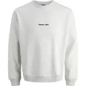 Jack & Jones Sweatshirt 'JORNorrebro' svart / vitmelerad