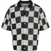Jack & Jones Kofta 'JCoathletico' svart / off-white