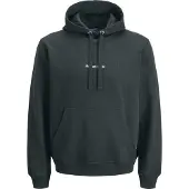 Jack & Jones Sweatshirt 'JORNorrebro' mörkgrön / vit