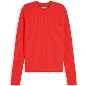 Tommy Hilfiger Fine Cable Knit Crew Neck Jumper