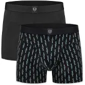 Adam Boxershorts ljusblå / svart