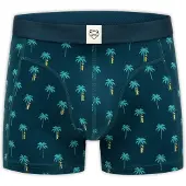 Adam Boxershorts marinblå / turkos / cyanblå / gul