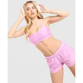 Under Armour Strappy Mesh Sports Bra, rosa