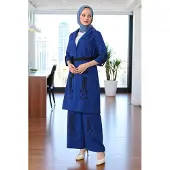 Turkishsouq Broderad Detailed Kostym Indigo