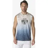 KOROSHI T-shirt safir / ljusblå / svart / off-white