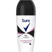 Sure Invisible Pure 48H Anti-Perspirant Roll On - 50 ml