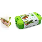 Curver matlåda med bestick Lunch&Go grön (224315)