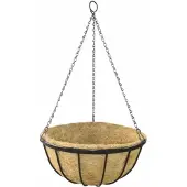Siena Garden Wrought J58085 Hängande lampa Stål, Kokos Svart, Natur