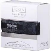 Millefiori Milano Icon Car Air Freshener Silver Spirit Textil Floral