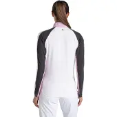 Craghoppers Dam Nosilife Half Zip Golftröja (Vit/Mörk Järn)