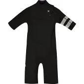 Hurley Air 2/2 Mm Kortärmad Shorty Med Dragkedja Fram