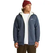 Billabong Arch Sherpa Hoodie med Dragkedja ombre blue, M