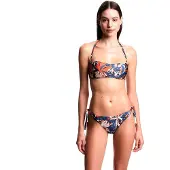 Emporio Armani för kvinnor. EW000798_AF20242 Bikini Logomania blå (M), Strandkläder, Polyamid