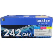 Brother Toner TN-242CMY Original Kombi-pack Cyan, Magenta, Gul 1400 sidor TN242CMY