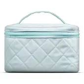 Gillian Jones - Beauty Box in quilted nylon Blue
