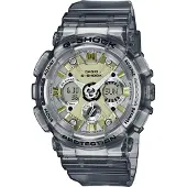 Casio Klocka - - GMA-S120GS-8AER - Kvarts - Analog - Grå plastrem