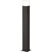 TRIO Lighting LED pollare HUDSON, Svart, Aluminium / grå / zink, Modern, LED-utomhuslampa