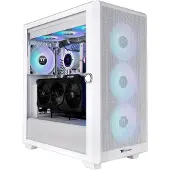 Thermaltake S250 TG ARGB Snow White Midi-Tower Datorchassi Vit