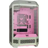 Thermaltake The Tower 300 - Microtower - mini ITX / micro ATX - genomskinlig sidopanel (härdat glas) - ingen strömförsörjning (PS/2) - matcha plommon - USB/ljud
